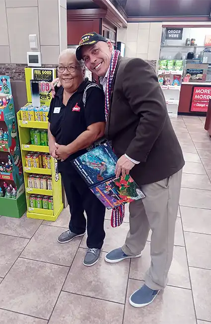 When the author David Haave visited St Robert Military Base Ft Leonard Wood 2023